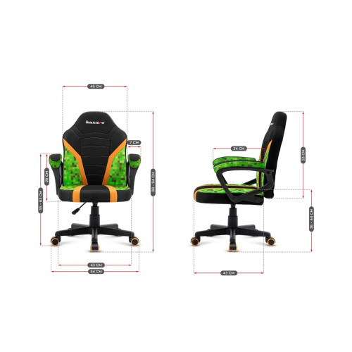 Fotel gamingowy dla dziecka HZ-Ranger 1.0 Pixel mesh-4942082