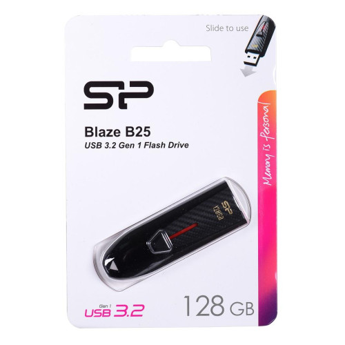 Pendrive Silicon Power Blaze B25 128GB USB 3.1 kolor czarny-5015703