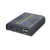 TECHLY KVM EXTENDER HDMI+USB PO SKRĘTCE DO 120M IDATA HDMI-KVM2-5120829
