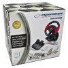Kierownica z wibracjami Esperanza High Octane EG103 (PC, PS2, PS3; kolor czarny)-517169