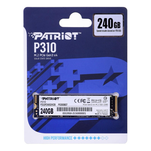 SSD Patriot Viper P310 M.2 PCI-Ex4 NVMe 240GB-5173502