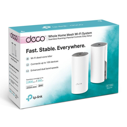 System mesh TP-LINK DECO E4(2-pack) (867 Mb/s - 802.11 a/n/ac)-523906