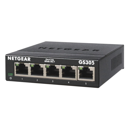 Switch NETGEAR GS305-300PES (5x 10/100/1000Mbps)-525593