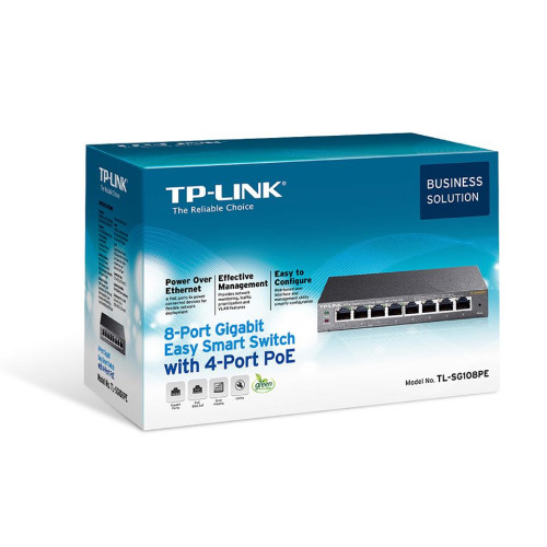 Switch TP-LINK TL-SG108PE (8x 10/100/1000Mbps)-525769