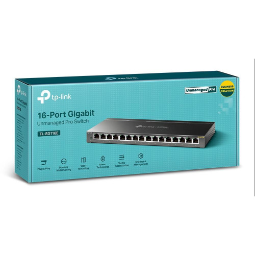 Switch TP-LINK TL-SG116E (16x 10/100/1000Mbps)-525774