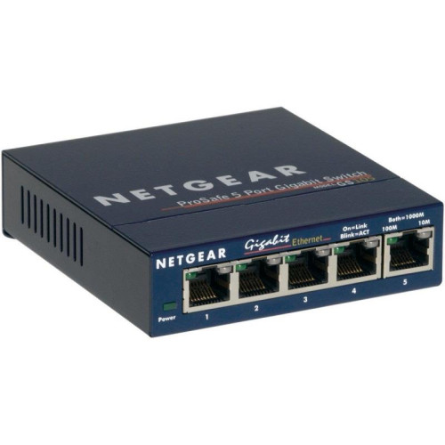 Switch NETGEAR GS105GE (5x 10/100/1000Mbps)-525810