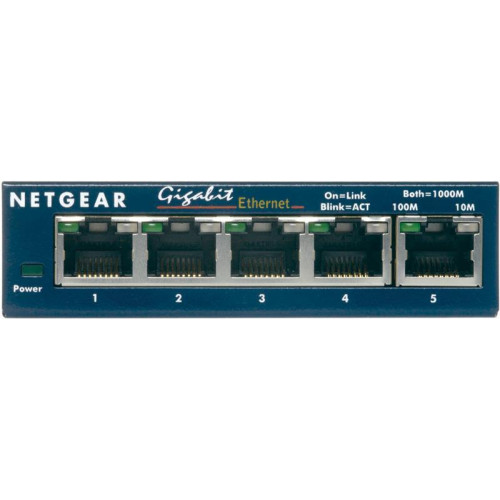 Switch NETGEAR GS105GE (5x 10/100/1000Mbps)-525811