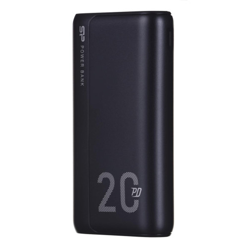 Powerbank Silicon Power QS15 20000mAh QC3.0+PD 2xUSB A, 1x mUSB + 1x USB C, czarny-5273696