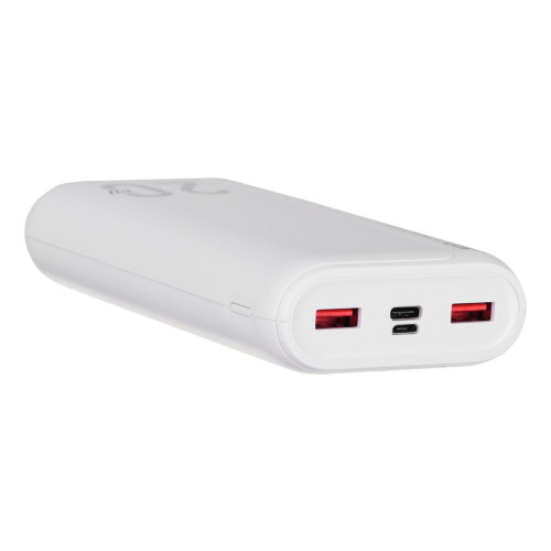 Powerbank Silicon Power QS15 20000mAh QC3.0+PD 2xUSB A, 1x mUSB + 1x USB C, biały-5273705