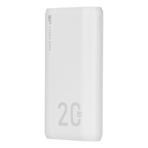 Powerbank Silicon Power QS15 20000mAh QC3.0+PD 2xUSB A, 1x mUSB + 1x USB C, biały-5273707