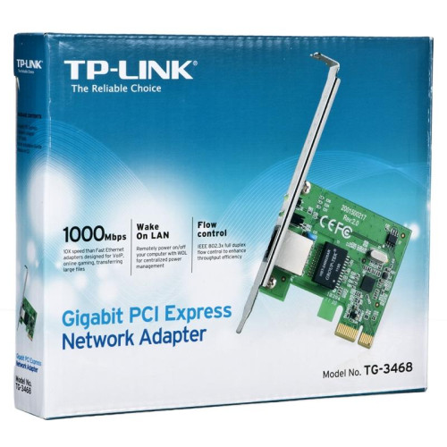 Karta sieciowa TP-LINK TG-3468 (PCI; 1x 10/100/1000Mbps)-532058
