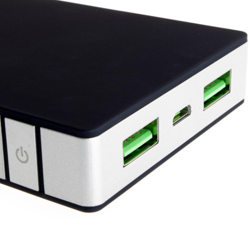 Power Bank PowerNeed P10000B (10000mAh; microUSB, USB 2.0; kolor czarny)-533192