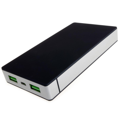 Power Bank PowerNeed P10000B (10000mAh; microUSB, USB 2.0; kolor czarny)-533198