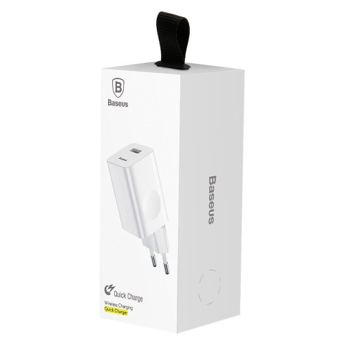 Ładowarka Baseus CCALL-BX02 (USB 3.0; kolor biały)-533943