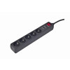 Listwa zasilająca ENERGENIE SPG5-C-10 (5 x VDE; 3m; kolor czarny)-534834