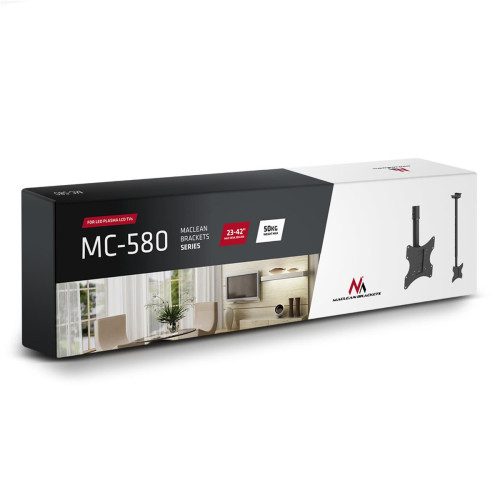 Uchwyt ścienny do telewizora Maclean MC-580 (Obrotowy, sufitowy, Uchylny - 37