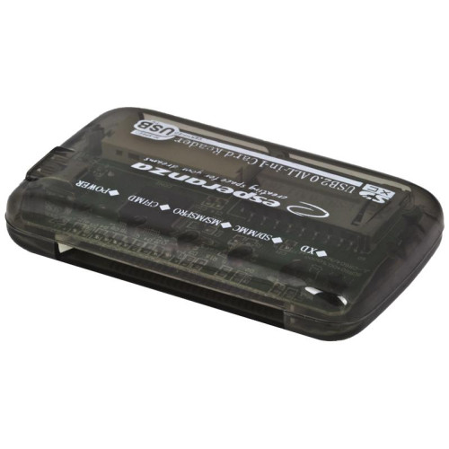 Czytnik kart Esperanza EA117 (Zewnętrzny; Memory Stick Duo, MicroSD (przez adapter), MMC, SD, SDHC, SDXC)-544769