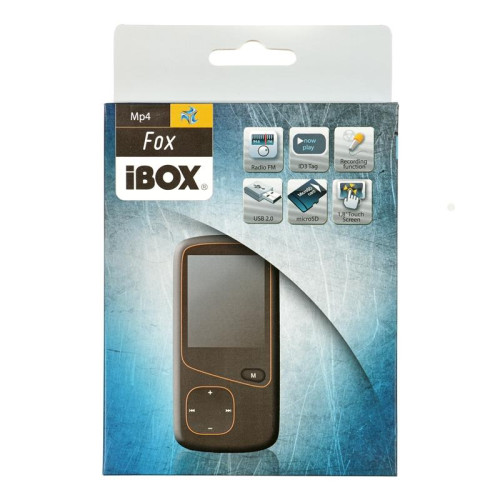 Odtwarzacz MP4 IBOX Fox IMP34V1816BK (4 GB ; kolor czarny)-544889