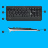 Zestaw klawiatura + mysz membranowa Logitech MK540 920-008685 (USB; kolor czarny; optyczna; 1000 DPI)-5493427