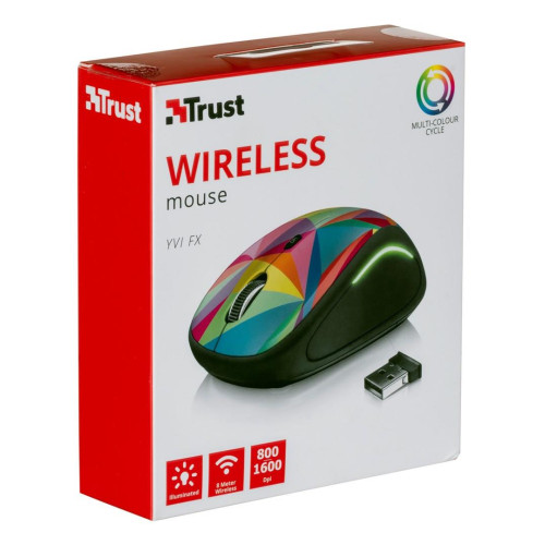 Mysz TRUST Yvi FX Wireless LED illumination Multicoloured-5493584