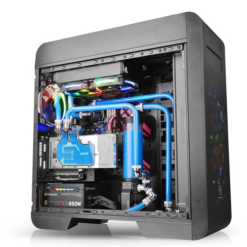 Obudowa Thermaltake Core V71 TG CA-1B6-00F1WN-04 (ATX, Extended ATX, Micro ATX, Mini ITX; kolor czarny)-550037