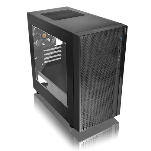 Obudowa Thermaltake Versa H18 Window CA-1J4-00S1WN-00 (Mini ITX; kolor czarny)-550459