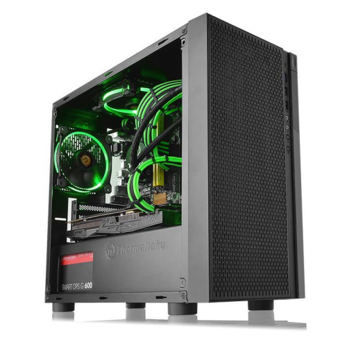 Obudowa Thermaltake Versa H18 Window CA-1J4-00S1WN-00 (Mini ITX; kolor czarny)-550463