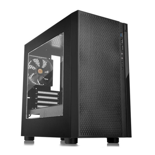 Obudowa Thermaltake Versa H18 Window CA-1J4-00S1WN-00 (Mini ITX; kolor czarny)-550469
