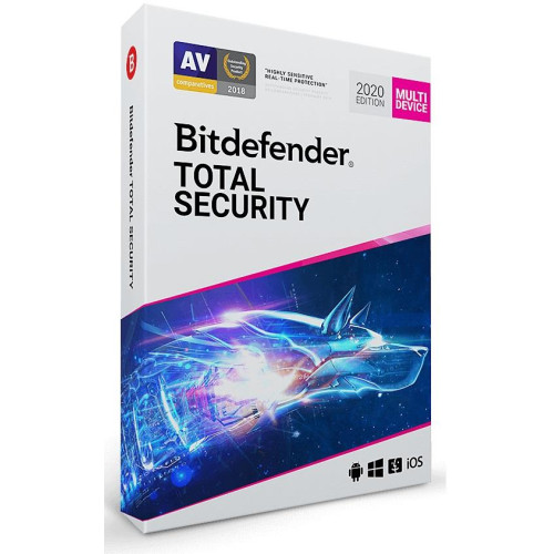 BITDEFENDER Total Security (5 stan.; 24 miesiące; Wersja cyfrowa; Domowa, Komercyjna)-552216