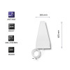 QOLTEC ANTENA 4G LTE | 18DBI | ZEWNĘTRZNA-5531205