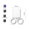QOLTEC ANTENA 5G | 14DBI | ZEWNĘTRZNA-5531210
