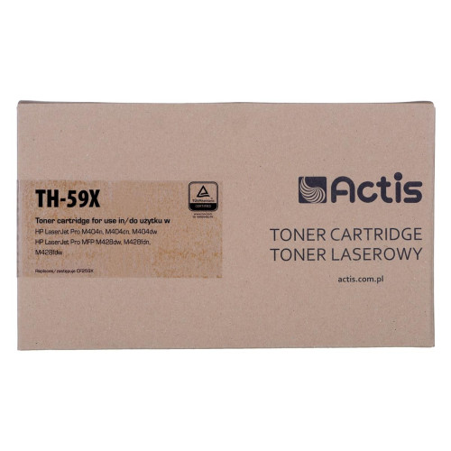 Actis TH-59X Toner (zamiennik HP CF259X; Supreme; 10000 stron; czarny) z chipem monitorującym poziom tonera. Zalecamy w