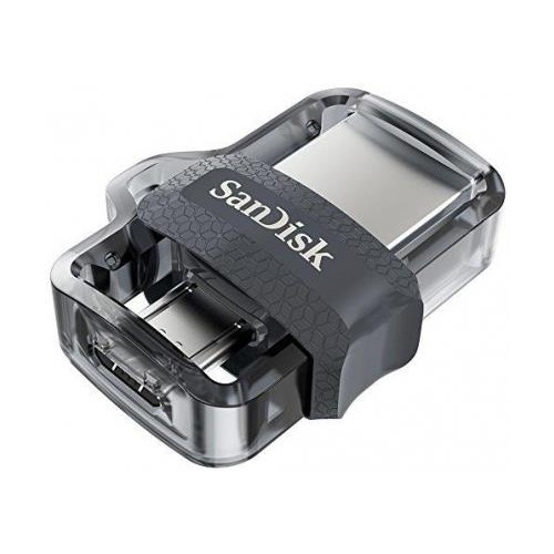 Pendrive SanDisk ULTRA SDDD3-128G-G46 (128GB; microUSB, USB 3.0; kolor szary)-555156