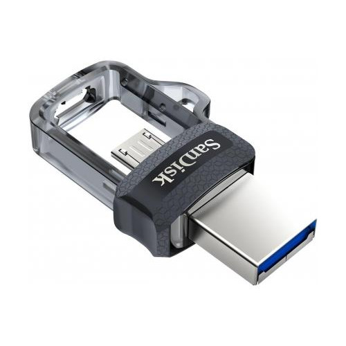 Pendrive SanDisk ULTRA SDDD3-128G-G46 (128GB; microUSB, USB 3.0; kolor szary)-555159