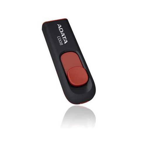 Pendrive ADATA C008 AC008-64G-RKD (64GB; USB 2.0; kolor czerwony)-555316