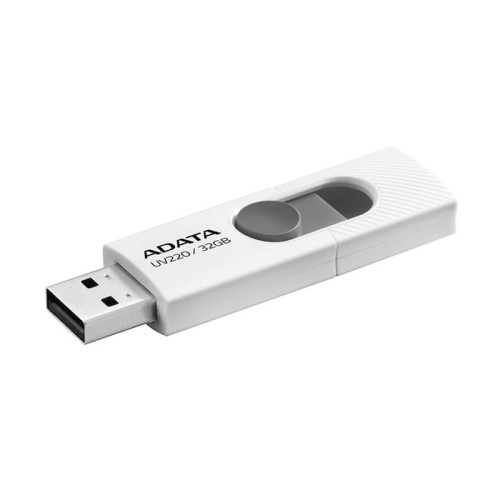 Pendrive ADATA UV220 AUV220-32G-RWHGY (32GB; USB 2.0; kolor biały)-555333