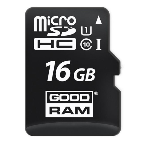 Karta pamięci GoodRam M1AA-0160R12 (16GB; Class 10, Class U1; Adapter, Karta pamięci)-555577