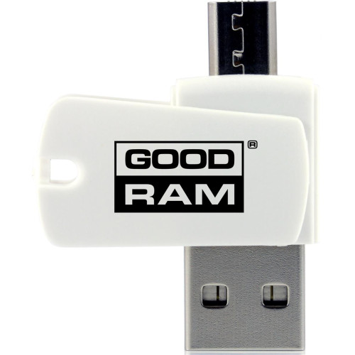 Karta pamięci z adapterem i czytnikiem kart GoodRam All in one M1A4-1280R12 (128GB; Class 10; Adapter, Czytnik kart MicroSDHC, Karta pamięci)-555601