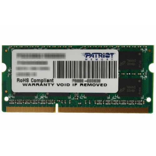 Pamięć Patriot Memory Signature PSD34G13332S (DDR3 SO-DIMM; 1 x 4 GB; 1333 MHz; CL9)-555799