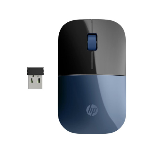 Mysz HP Z3700 Wireless Mouse Lumiere Blue bezprzewodowa czarno-niebieska 7UH88AA-5559340