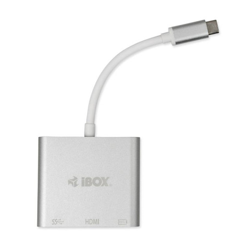 Adapter IBOX IUH3CFT1 (kolor srebrny)-556783