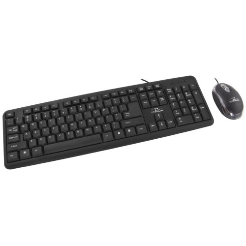 Zestaw klawiatura + mysz TITANUM TK106 (USB 2.0; (US); kolor czarny; optyczna)-558263