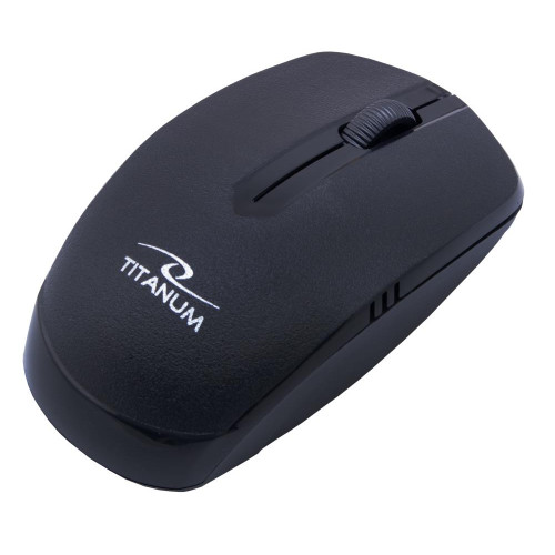 Zestaw klawiatura + mysz TITANUM MEMPHIS TK108 (USB; (US); kolor czarny; optyczna; 1000 DPI)-558353