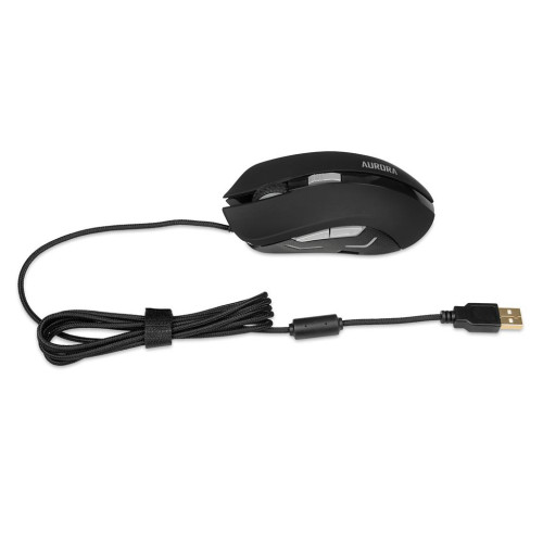 Mysz komputerowa IBOX Aurora A-1 IMOGS9031 (optyczna; 2400 DPI; kolor czarny)-558556