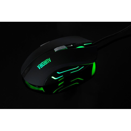 Mysz komputerowa IBOX Aurora A-1 IMOGS9031 (optyczna; 2400 DPI; kolor czarny)-558557