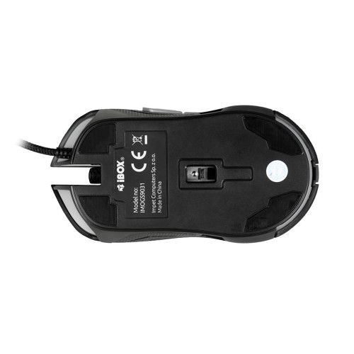 Mysz komputerowa IBOX Aurora A-1 IMOGS9031 (optyczna; 2400 DPI; kolor czarny)-558565