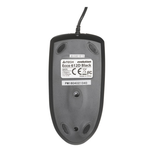 Mysz A4 TECH A4TMYS30398 (optyczna; 800 DPI; kolor czarny)-558674