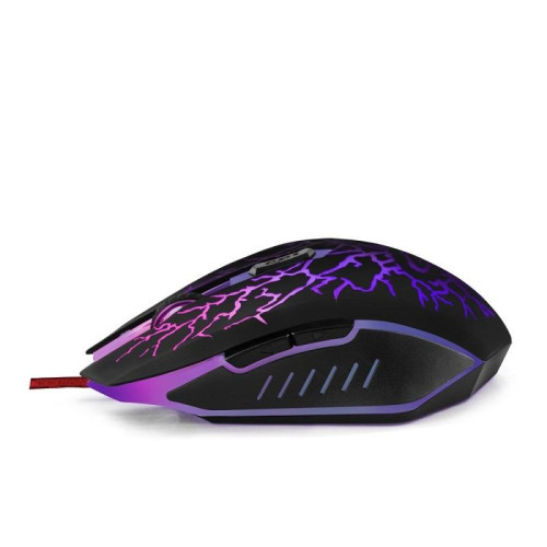 Mysz Esperanza Lightning EGM211R (optyczna; 2400 DPI; kolor czarny)-558979