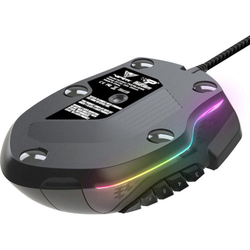 Mysz komputerowa Patriot Memory Viper V570 RGB PV570LUXWAK (laserowa; 12000 DPI; kolor czarny-560432