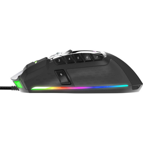 Mysz komputerowa Patriot Memory Viper V570 RGB PV570LUXWAK (laserowa; 12000 DPI; kolor czarny-560433